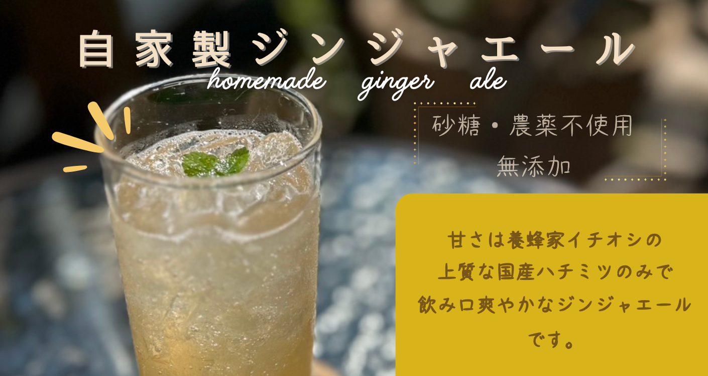 自家製ジンジャーエール はじめました
